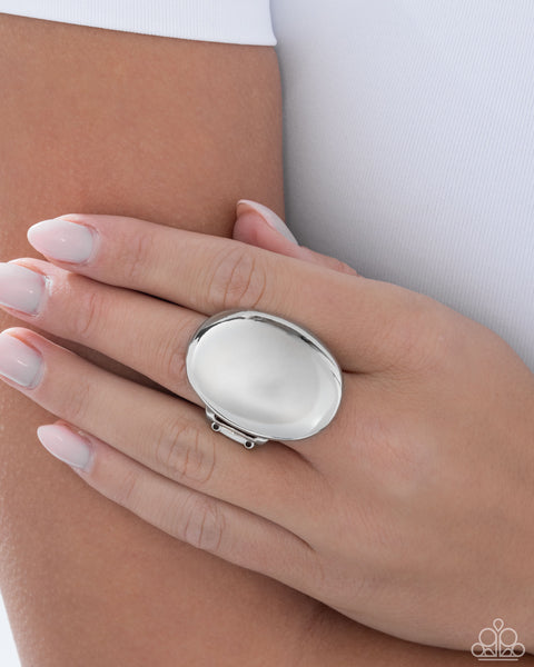 Omniscient Oval - Silver