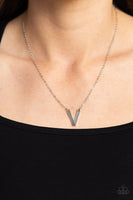 Leave Your Initials - Silver - V